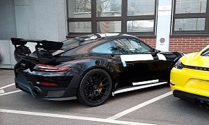 Black 2018 Porsche 911 GT2 RS Is Darth Vader's Track Car