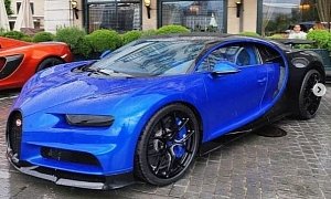 Black and Blue Bugatti Chiron Sport Shows Bewitching Spec