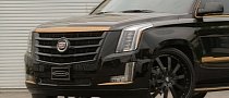 Black and Bronze 2015 Cadillac Escalade on Forgiato Wheels