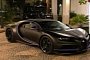 Black and Purple Bugatti Chiron Is the Car Of a Sheikh's Wife