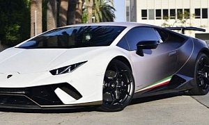 Black and White Lamborghini Huracan Performante Shows Stunning Look