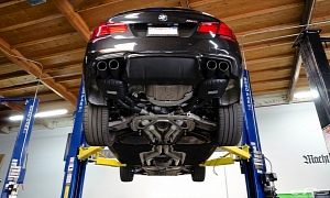 Black BMW M5 Gets Eisenmann Exhaust