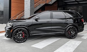 Black Durango SRT on Matching 26s Looks Ready to Shake Up the Murdered-Out Norm