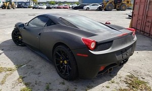 Black Ferrari Costs $76.000 and Could Make You Look Very Rich but You Have to Fix It First
