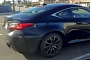 Black Lexus RC F Spotted Again - Look at Those New Rims