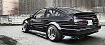 Black Limited Toyota AE 86 Is Awesome