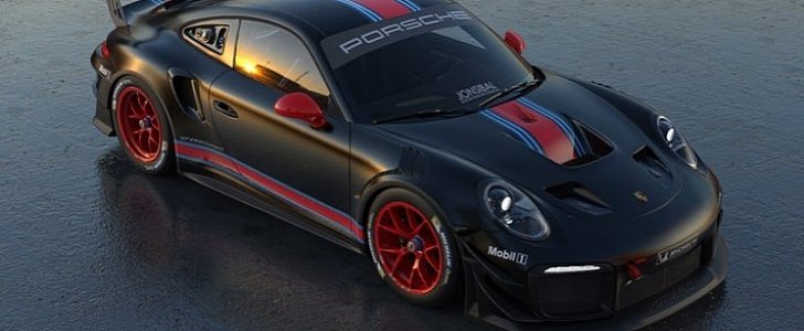 Black Martini Porsche 911 GT2 RS Clubsport rendering