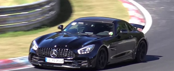 Black Mercedes-AMG GT R Does Insane Nurburgring Passes