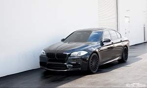 Black on Black Stealth BMW F10 M5