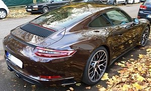 Black Pepper Metallic Porsche 911 GTS Spied in Stuttgart, New Color Coming?