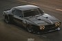 Blacked-Out 1968 Pontiac Firebird Rendering Is a Monster Scared of a Pebble