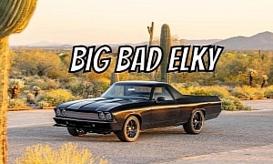 Blacked-Out 1969 Chevrolet El Camino Restomod Looks Killer, Packs LSA Muscle