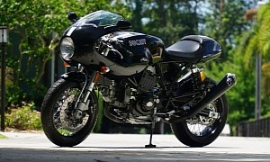 Blacked-Out 2009 Ducati Sport 1000 S Has Less Than 1,200 Miles, Looks Eerily Handsome