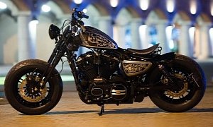 Blacked Out Harley-Davidson Melville Has More Tattoos Than a Yakuza Henchman