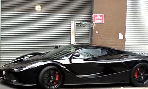 Blacked-Out LaFerrari Is Dressed for the Occasion in London