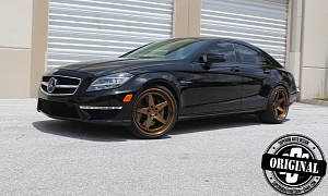 Blacked-out Renntech CLS 63 AMG