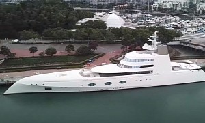 Blade-Shaped, $300 Million Motor Yacht A Has Disappeared in the Arabian Sea