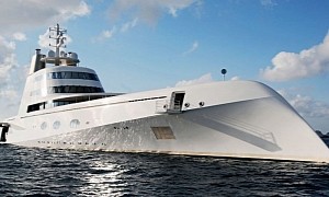 Blade-Shaped $300 Million Motor Yacht A Has Disappeared Off the Face of the Earth