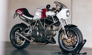 Bland 2000 Ducati 750SS Gets Spiced Up With Some Tasty Custom Cafe Racer Sauce