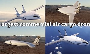 Blended Wing Cargo Drone Named Like a Hyundai Takes Flight for the First Time