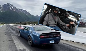 Blind Man Drag Races Dodge Challenger SRT Super Stock, Clocks 11.517 Seconds at 123.18 MPH