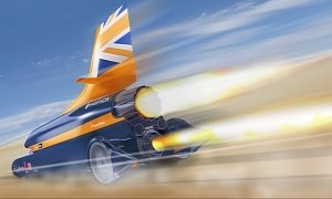 Bloodhound SSC’s Bodywork Can Take a Bullet Like Nothing Happened