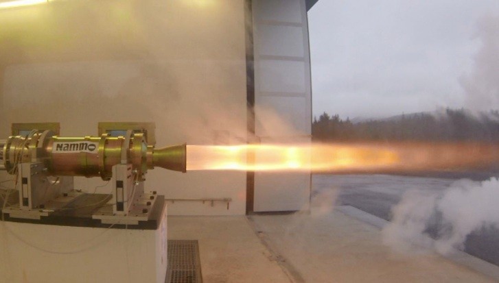 Nammo rocket engine testing