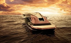 Blow Away Your 401k on This 24K Gold and Platinum Hull Day Yacht