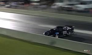 Blown Camaro Spits Fireballs, Nitrous 'Vette Skids Into Barrier in Sketchy Drags