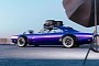 Blown Dodge Charger Hellcat CGI Restomod Has Spare Tires for Track Day Road Trips