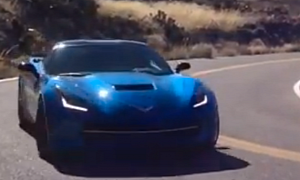 Blue and Black 2014 Corvette Stingrays Spotted in Arizona