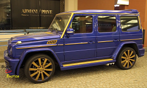 Blue and Gold ART G-Class is Ugly on Wheels