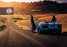 Blue Aventador Roadster on HRE Wheels Is All You Could Ask For