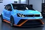 Blue-Blooded Volkswagen Polo STO Thinks It's a Super Hatch With Lambo Huracan DNA