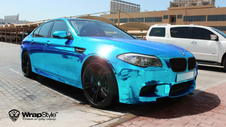 Chrome Blue BMW F10 M5