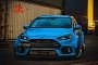 Blue Ford Focus RS With Fortune Flares Body Kit Is an Urban Rally Car