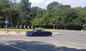 Blue McLaren Speedtail Caught In The Wild, Looks So Fast