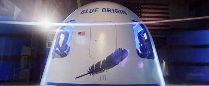 Blue Origin New Shepard space capsule