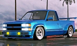Blue Pill Red Pill Chevrolet “Countach” Pickup Truck Is Why America Wins Over the World