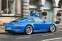 Blue Porsche 911 R Stands Out in Scotland, Has "NO PDK" Plates