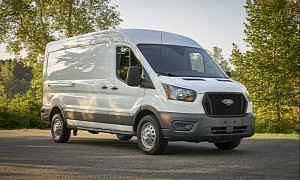 Blue Screen Prompts 2022 Ford Transit Recall