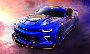 Blue "Sonic the Hedgehog" Camaro SS Is a Collection of Aftermarket Parts