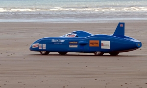 Bluebird Electric Team Hit With Setbacks at Pendine