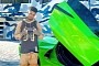 Blueface Jokes He’s “Innocent” as He Shows Off His Green Chevrolet Corvette