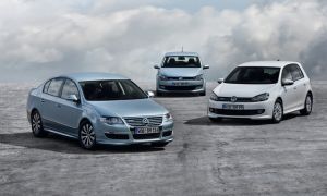 BlueMotion VW Polo, Golf and Passat at Frankfurt