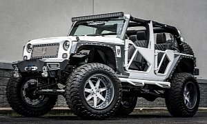BMS Jeep Wrangler with Forgiato Wheels Is Called "Betty White"