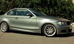 BMW 1-Series Coupe in Frozen Gray