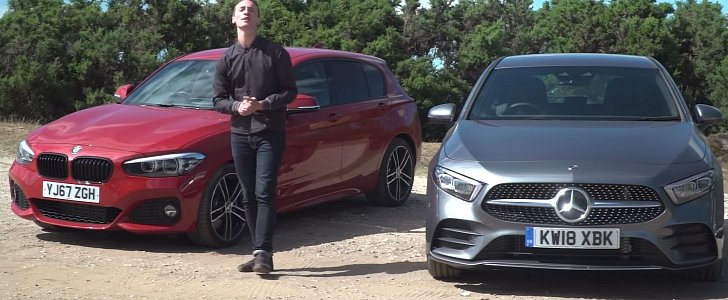 BMW 1 Series Disappoints in Comparison Versus New A-Class and Audi A3