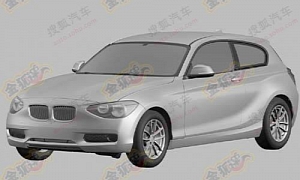 BMW 1-Series Three-Door Leaked via Patent Images