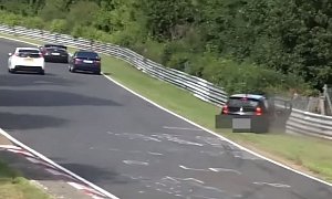 BMW 130i Has Silly Nurburgring Crash, Gets Trashed